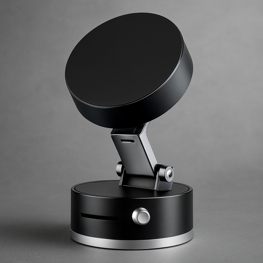 Magnetic iPhone holder for airplane and train
