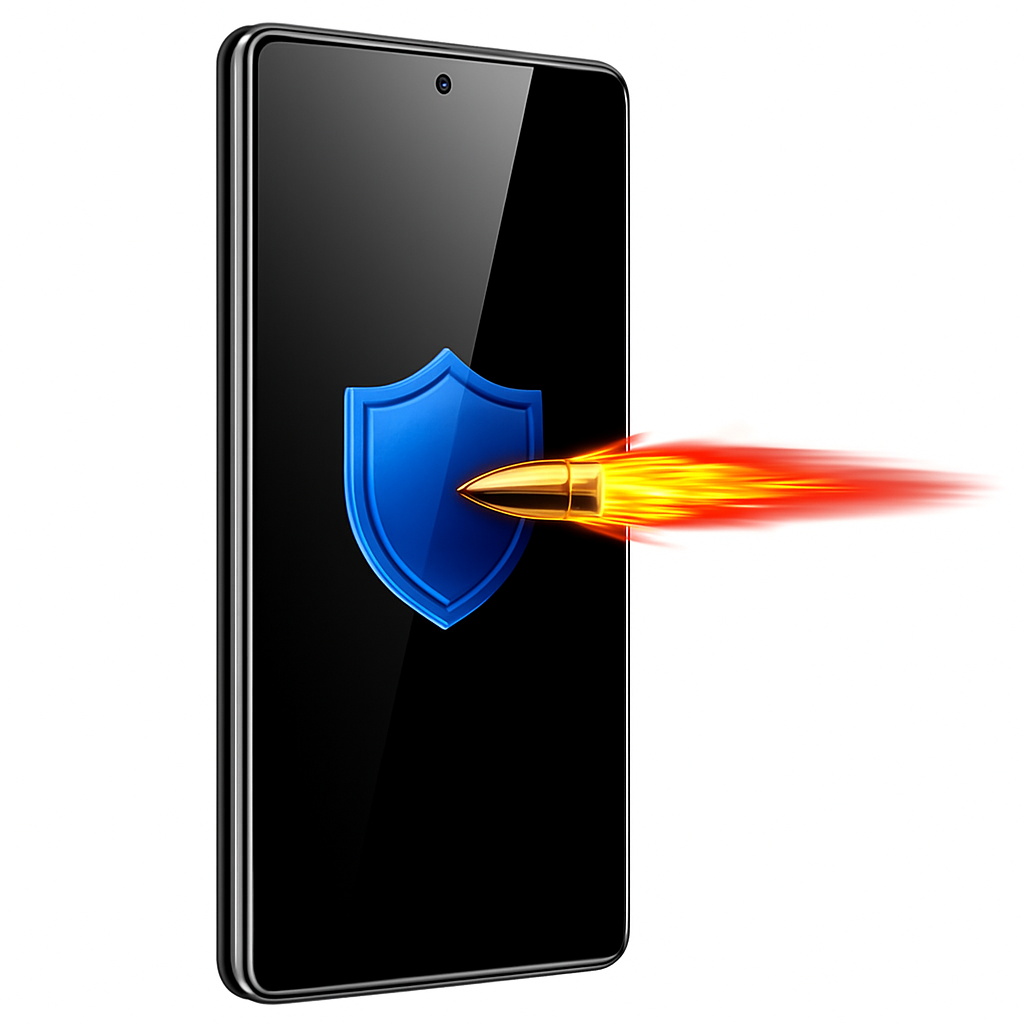 Google bulletproof glass with privacy screen